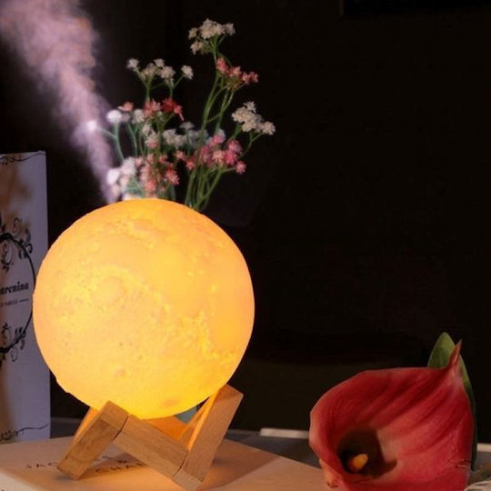 Luftbefeuchter Lampe Mond Dekorative Lampe Mondlicht Weiß