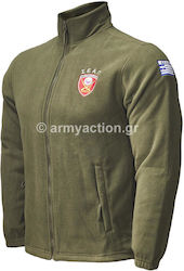 GreekForces Hunting Cardigan Fleece Khaki