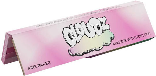 Cloudz Χαρτάκια Στριφτού Τσιγάρου Slim King Size με Τζιβάνες 32 φύλλα 26τμχ