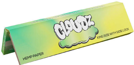 Cloudz Zigarettenpapiere Schlank King Size mit Kegelspitzen 32 Blätter 26Stück