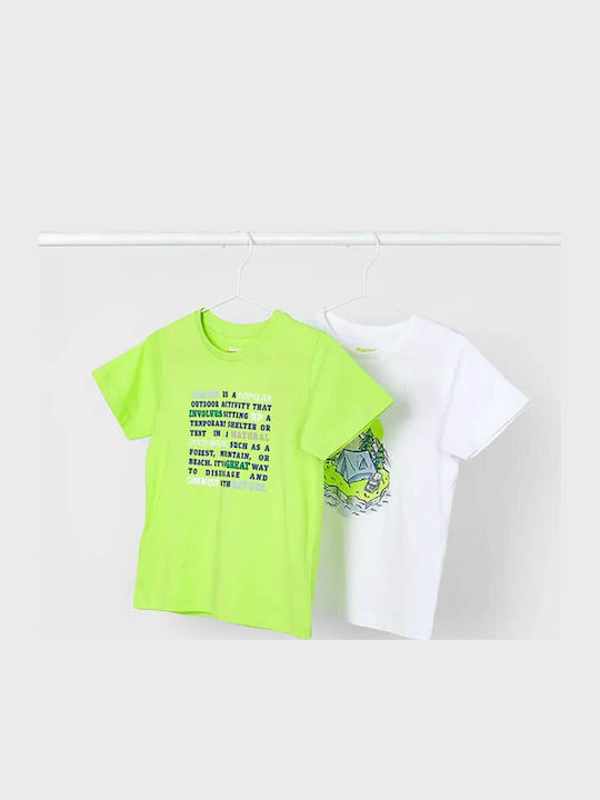 Mayoral Σετ T-shirts Λάιμ