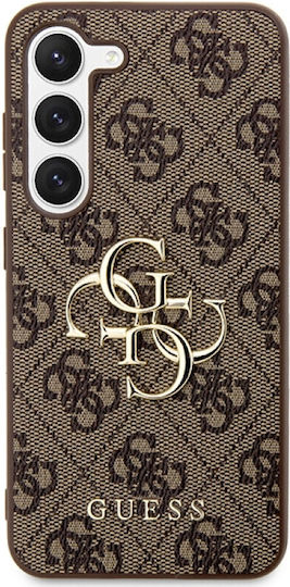 Guess Umschlag Rückseite Leder Braun (Samsung S24 Plus)