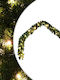 vidaXL Lighted Christmas Garland White 1pc