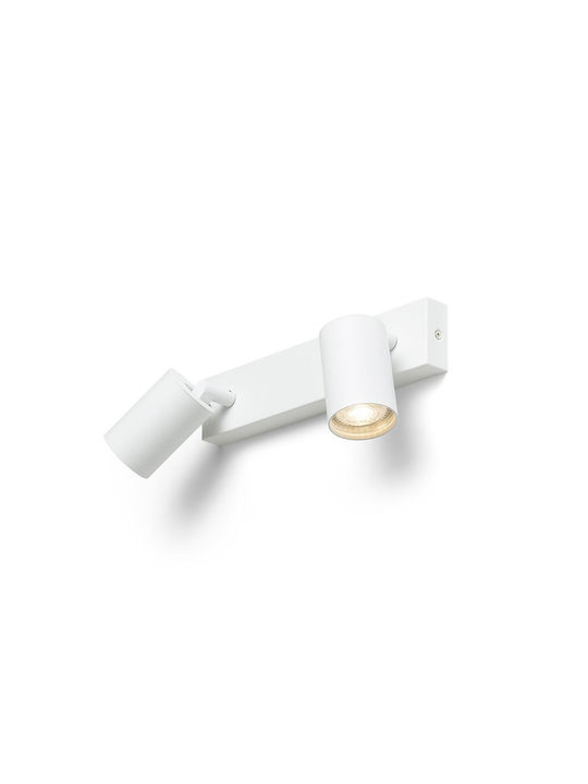 Rendl Light Studio Dude Ii Μονό Σποτ με Ντουί GU10 σε Λευκό Χρώμα