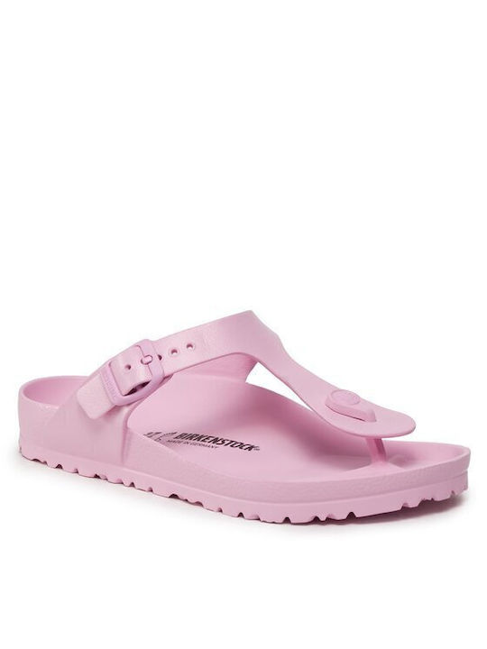 Birkenstock Gizeh Women's Flat Sandals Anatomic in Pink Color Regular Fit