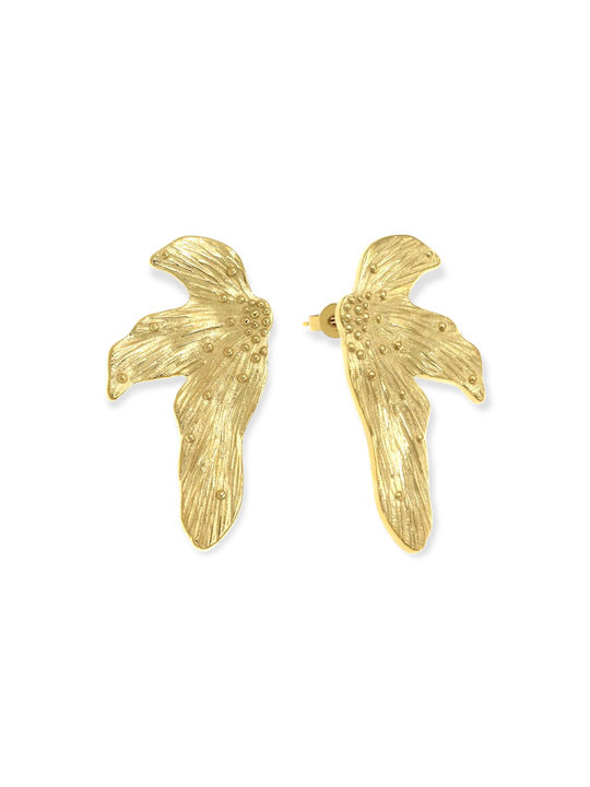 Earrings made of Steel Gold Plated