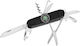 AZY Black Swiss Army Knife in Leather Sheath