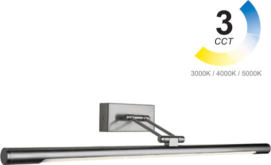 Gekas Lamp Wall LED Silver 49.5x18.5x5.5cm