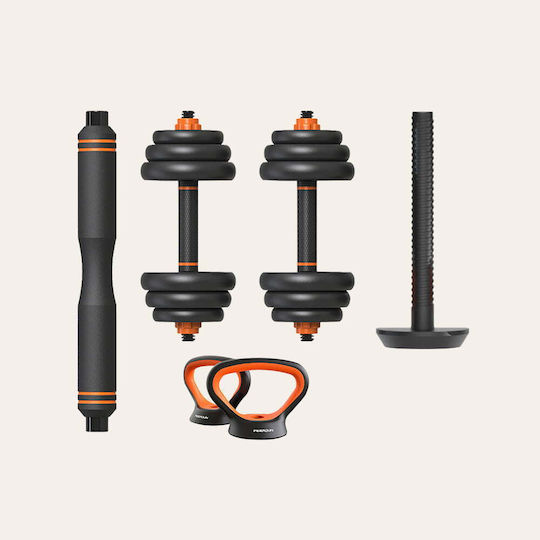 Xiaomi Set de gantere cu bară, greutate totală 20kg