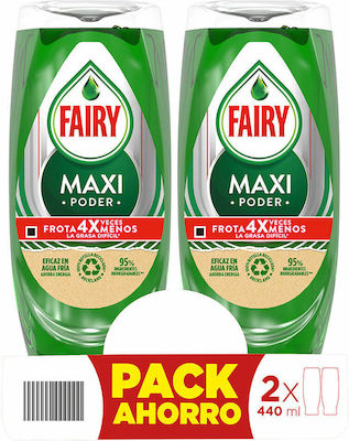 Fairy Washing-Up Liquid Maxi Poder 2x440ml