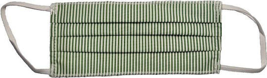 Palatino Μάσκα Προστασίας Υφασμάτινη White / Green MARK829 1τμχ
