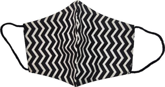 Palatino Protective Mask Fabric Black / White MARK828 1pcs