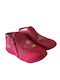 Kinderhausschuhe Stiefel Fuchsie