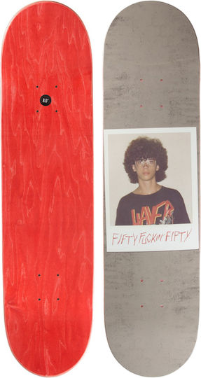 '1989' 8" Skateboard Shortboard Red Medium Concave