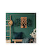 Asir Group 3D Mixed Art Horn Μαύρο από Ξύλο 96x58cm