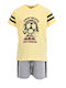 Kids' Set with Shorts Summer 2pcs Yellow