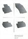 Refref Set of Front and Rear Mats 4pcs Tray Type for Peugeot 4007 Mitsubishi Outlander 2007-2014 Black