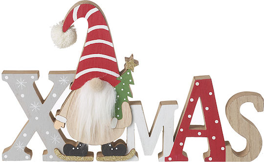 Colourbox Kids Χριστουγεννιάτικη Ξύλινη Φιγούρα Πινακίδα Ύψους 30.5εκ.