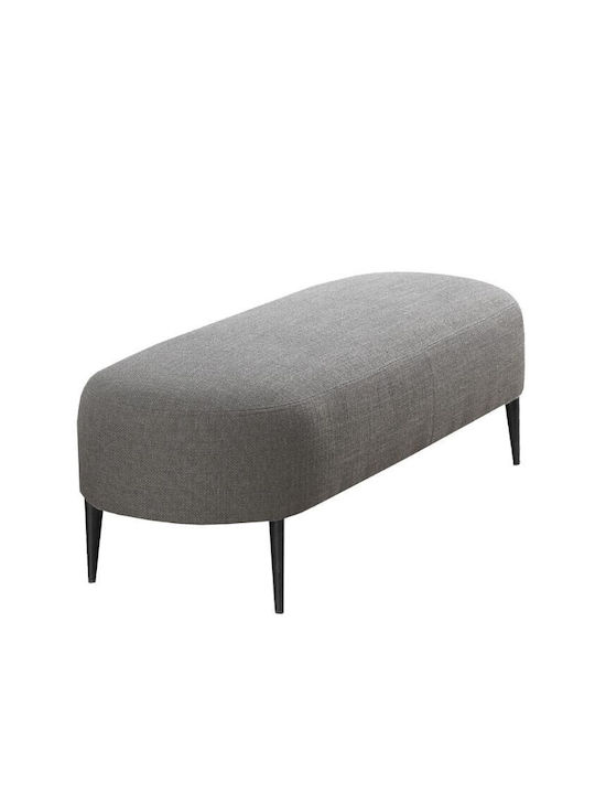 Stool Bench Stool Upholstered with Fabric Lady Grey