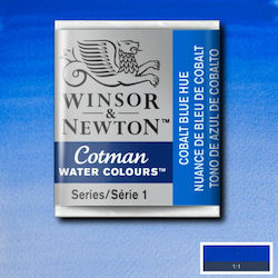 Winsor & Newton Water Colour Half Pan 179 Cobalt Light Blue Hue Winsor Newton Cotman Μπλε