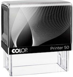 Colop Printer 50 Stamp in Greek Language with Black Ink