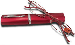 Optix Vision Reading Glasses +2.50 in Red color OPTIXVISION1335R250 Optix Vision Reading Glasses +2.50 in Red color OPTIXVISION1335R250