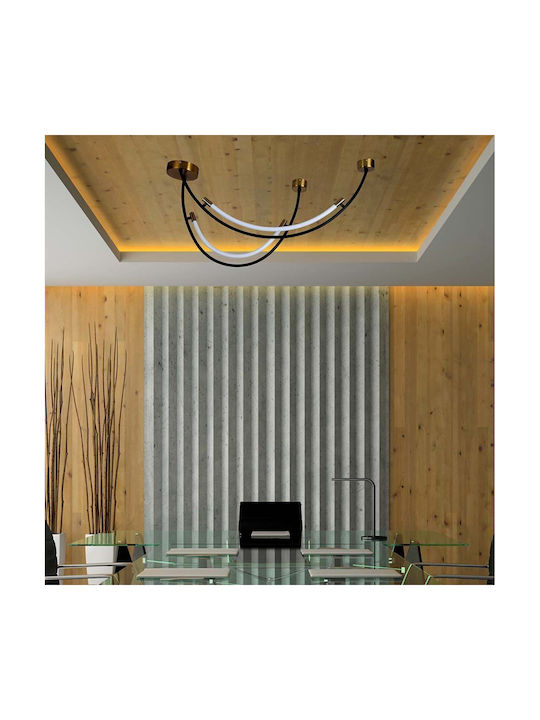 V-TAC Designer Κρεμαστό Φωτιστικό Μαύρο LED