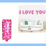 Balloon Foil Valentine's Day Letter “i” 16cm