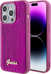 Guess Script Metal Fuchsia iPhone 15 Pro Max Guess Script Metal Fuchsia iPhone 15 Pro Max
