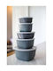 Koziol Lunchbox Kunststoff Gray 4000ml 1Stück