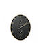 Zaros Wall Clock Black