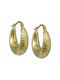 Earrings Hoops made of Gold 14K