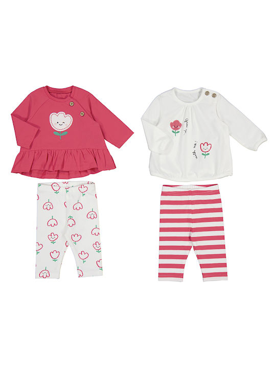 Mayoral Kids Set with Leggings Winter 4pcs clock