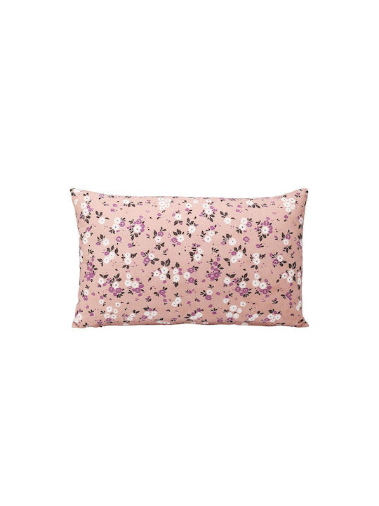 Zaros Sofa-Kissen aus 100% Baumwolle Rosa/Lila 30x50cm