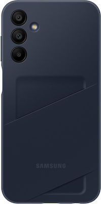 Samsung Card Slot Back Cover Σιλικόνης Blue Black (Samsung Galaxy A15)