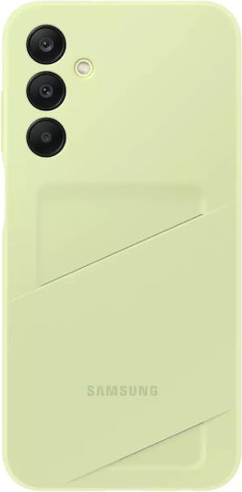 Samsung Card Slot Back Cover Silicone with Card Slot Lime (Samsung Galaxy A15)