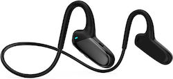 F808 Open Ear Bluetooth Handsfree Căști Negru