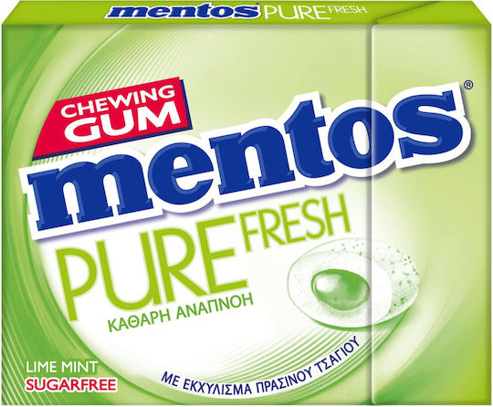 Mentos Дъвки За Дъвчене Pure Fresh Лайм Мента 30гр