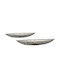 ArteLibre Vintage Metallic Decorative Platter Gold 21x80x10cm