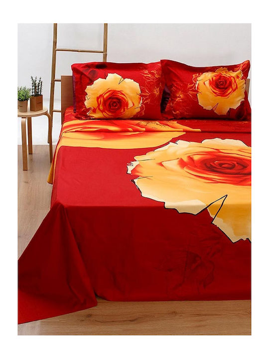 Sunshine Duvet Cover Set Cotton Queen with 2 Pi...