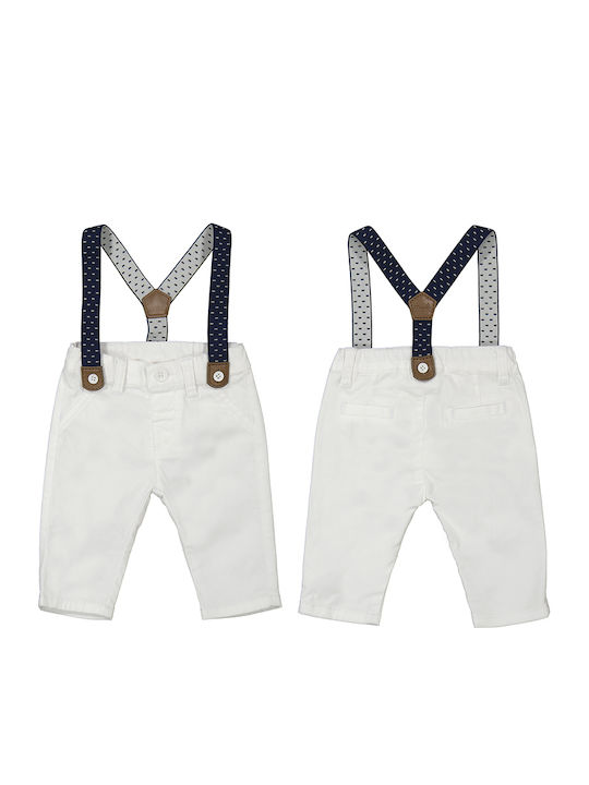 Kids' Fabric Pants white