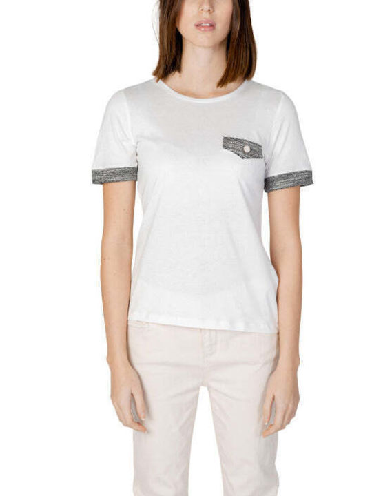 Morgan Damen T-shirt Weiß