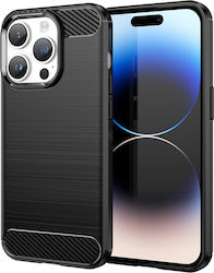 Techsuit Carbon Back Cover Σιλικόνης Μαύρο (Realme X50)