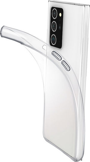 Cellular Line Fine Back Cover Silicon Transparent (Galaxy Note 20)