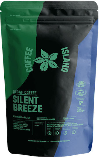 Coffee Island Cafea Espresso Decafeinizat Arabica Boabe 200gr
