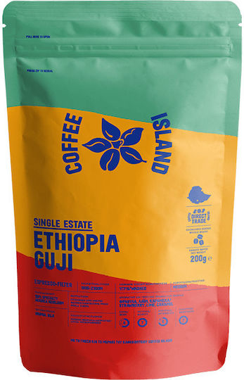 Coffee Island Espresso Coffee Single Origin Arabica Ethiopia Whole Beans 200gr