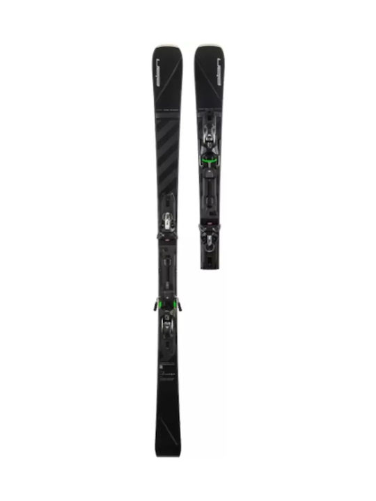 Voyager Elan Men's Ski Boots in Black Color with Bindings