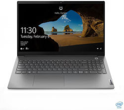 Lenovo ThinkBook 15 G2 ITL 15.6" IPS FHD (i3-1115G4/8GB/256GB SSD/W10 Pro) Mineral Grey (Tastatură US)