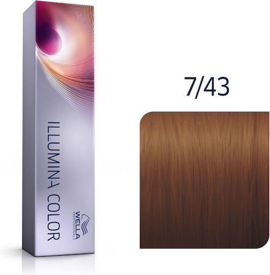 Wella Illumina Color Βαφή Μαλλιών 7-43 60ml