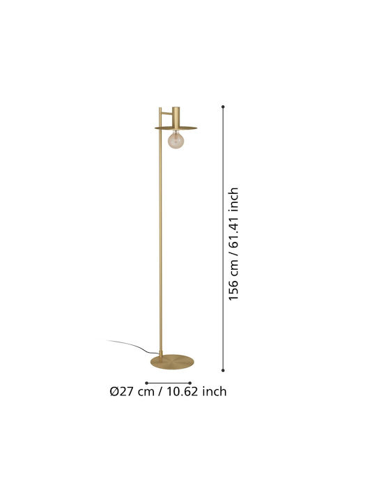 Eglo Floor Lamp H156xW27cm. with Socket for Bulb E27 Bronze